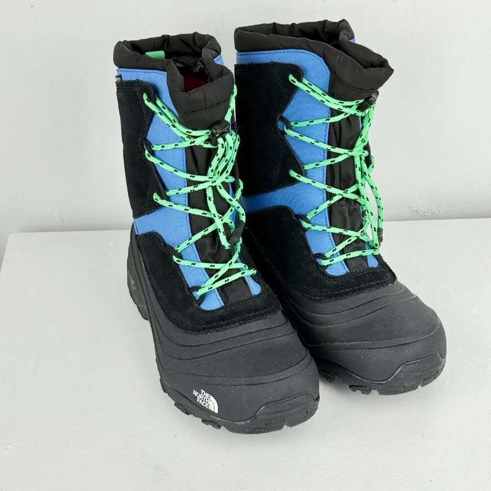 Unisex Youth Size 6 - THE NORTH FACE Teen Alpenglow V WATERPROOF SNOW Boots